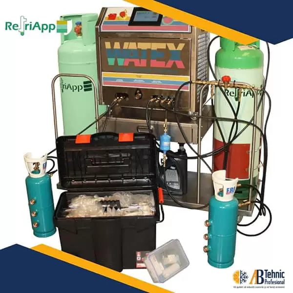 REFRIAPP - equipments for refrigerant systems cleaning and ultrasonic system for oil loses