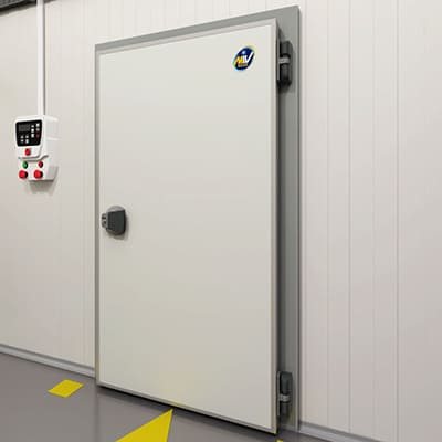 HINGED INDUSTRIAL REFRIGERATOR DOOR FOR POSITIVE TEMPERATURE 180N