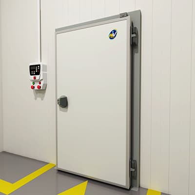 INDUSTRIAL REFRIGERATOR DOOR ON HINGE FOR NEGATIVE TEMPERATURE 240BT