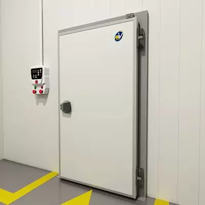 INDUSTRIAL REFRIGERATOR DOOR ON HINGE FOR NEGATIVE TEMPERATURE 240BT