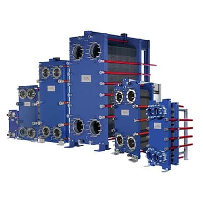 Plate heat exchangers Industrial semi-welded line