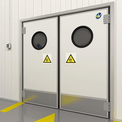 SEMI-INSULATING INDUSTRIAL REFRIGERATOR DOOR