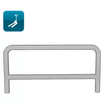 Stainless Steel U-barrier 104 mm