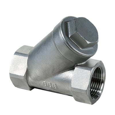 Y CHECK VALVE WITH SPRING