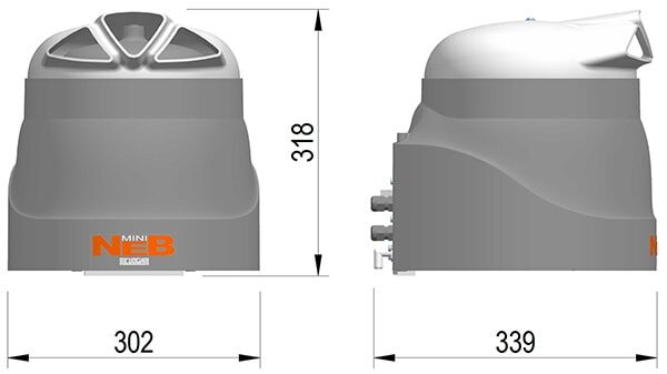 Centrifugal room humidifier MiniNEB